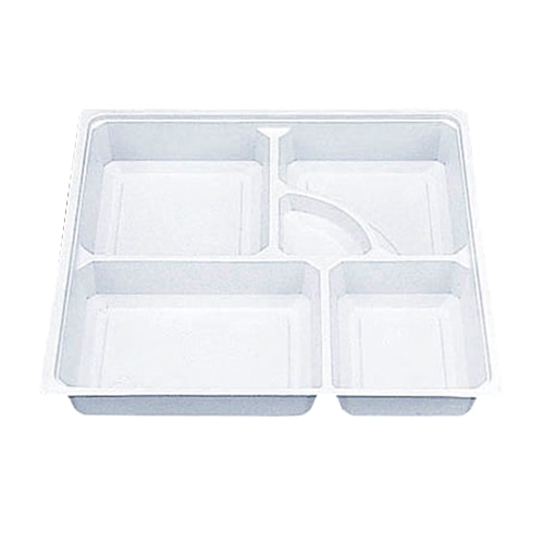 エフピコチューパ 仕出し弁当容器 紙ボックス 中仕切 80-80 白 50枚/袋(ご注文単位6袋)【直送品】