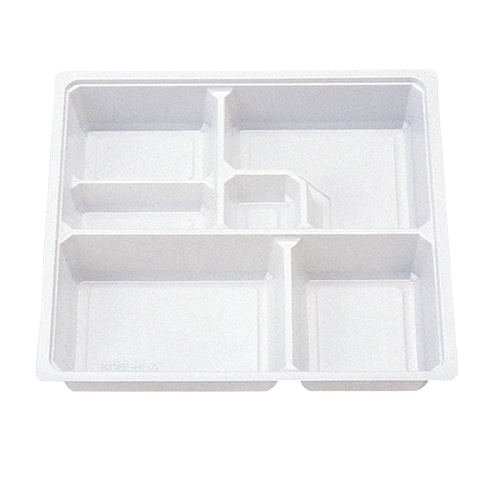 エフピコチューパ 仕出し弁当容器 紙ボックス 中仕切 KE8585A 白 50枚/袋(ご注文単位6袋)【直送品】