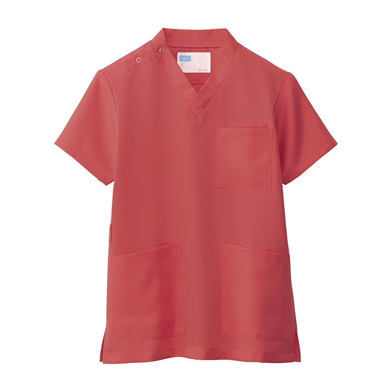 男女兼用スクラブWH11485 3L コーラルピンク 1個(ご注文単位1個)【直送品】