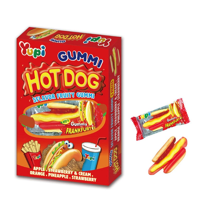 エイム グミホットドック 3個入 1箱※軽(ご注文単位120箱)【直送品】