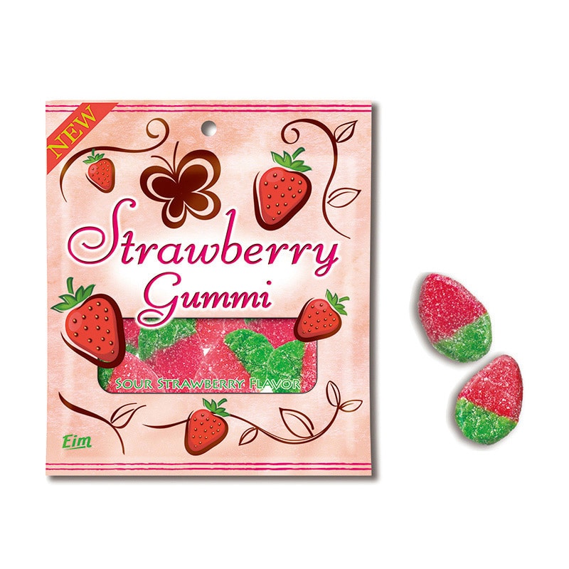 エイム リアルストロベリーグミ 55g 1個※軽(ご注文単位120個)【直送品】