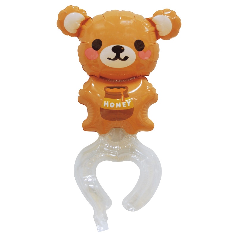 TakaraTec 抱きつきバルーン うでピタフレンズ パッケージ入り はちみつベア 1個（ご注文単位10個）【直送品】
