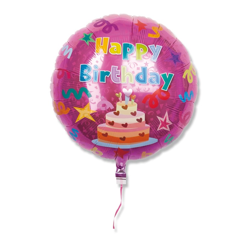 TakaraTec アイブレックスバルーン バースデー 赤 パッケージ入り 0201513111 1個（ご注文単位5個）【直送品】