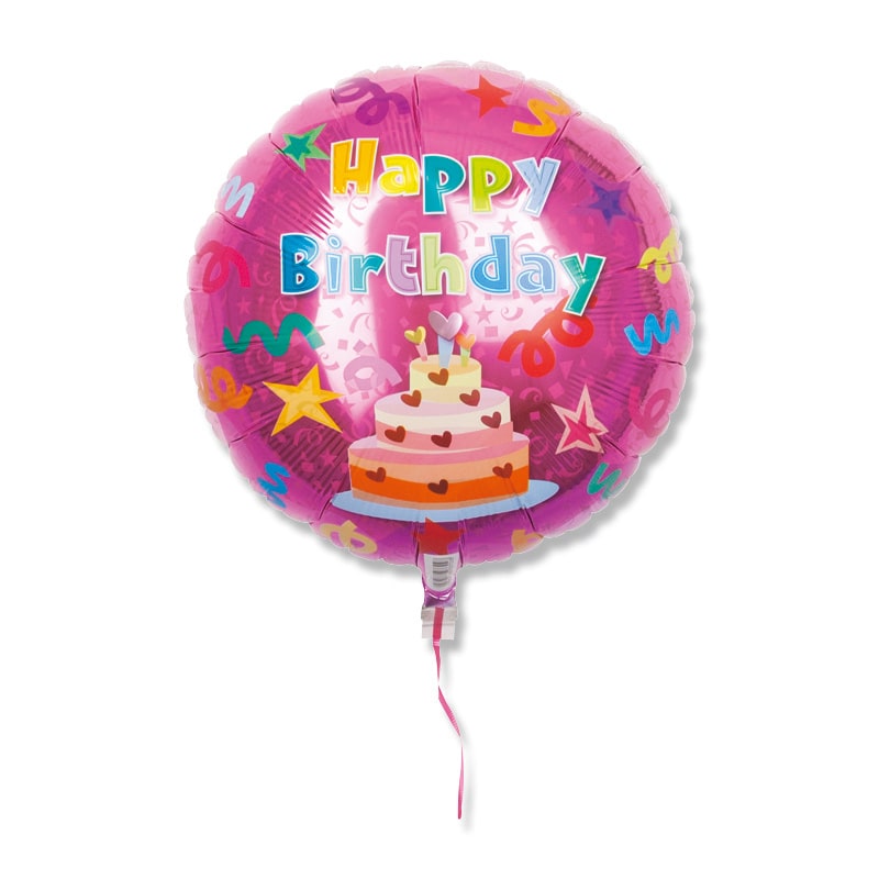 TakaraTec アイブレックスバルーン バースデー 赤 パッケージ入り 0201513111 1個(ご注文単位5個)【直送品】