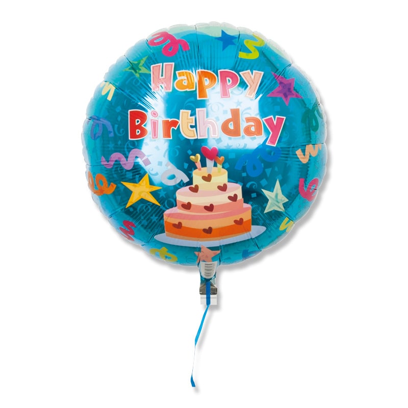 TakaraTec アイブレックスバルーン バースデー 青 パッケージ入り 0201513110 1個(ご注文単位5個)【直送品】