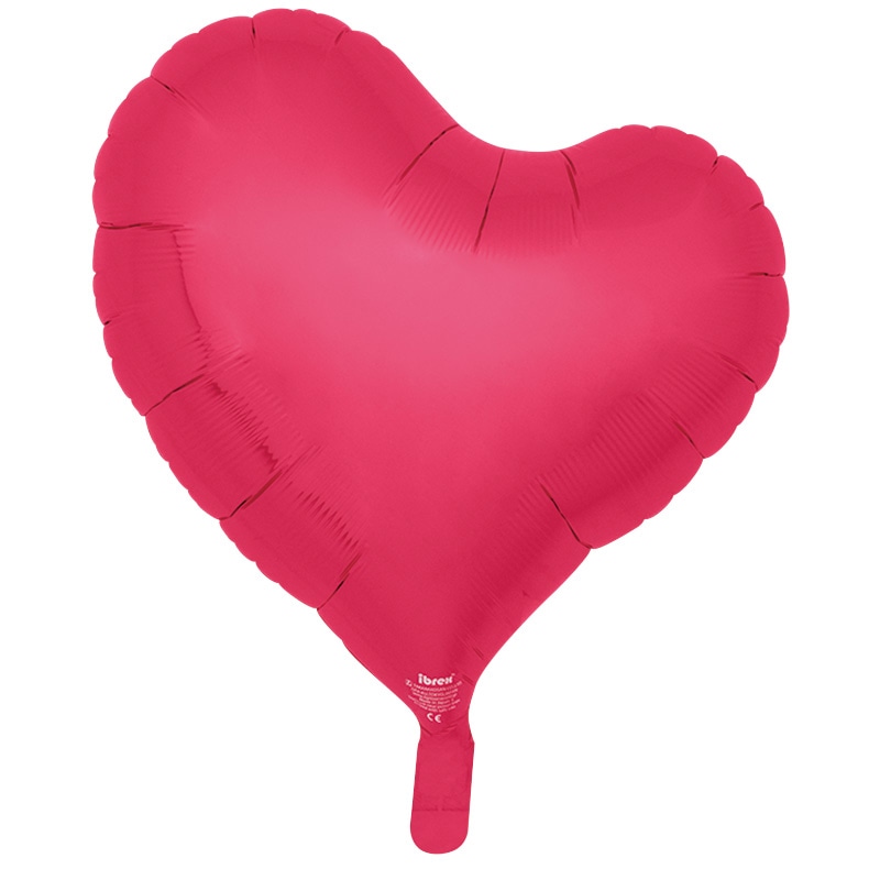 TakaraTec アイブレックスバルーン スウィートハート14インチ メタリックレッド パッケージ入り 0201511401 1個（ご注文単位5個）【直送品】