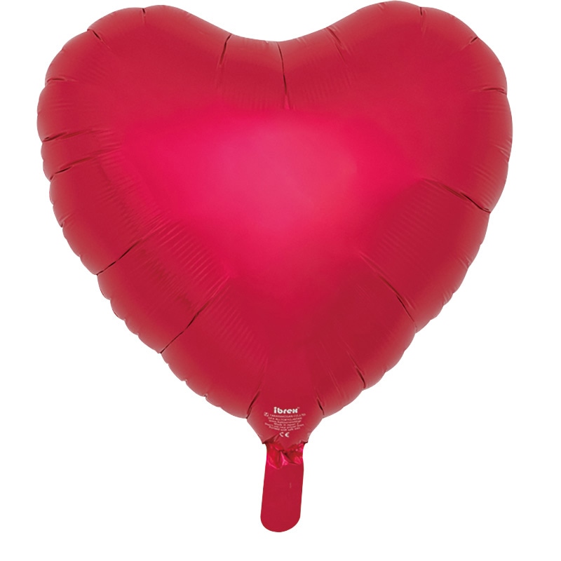 TakaraTec アイブレックスバルーン ハート 14インチ メタリックレッド パッケージ入り 0201511201 1個（ご注文単位5個）【直送品】