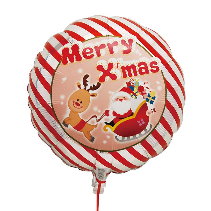 TakaraTec アイブレックスバルーン サンタとトナカイ パッケージ入り 0201513115 1個(ご注文単位5個)【直送品】