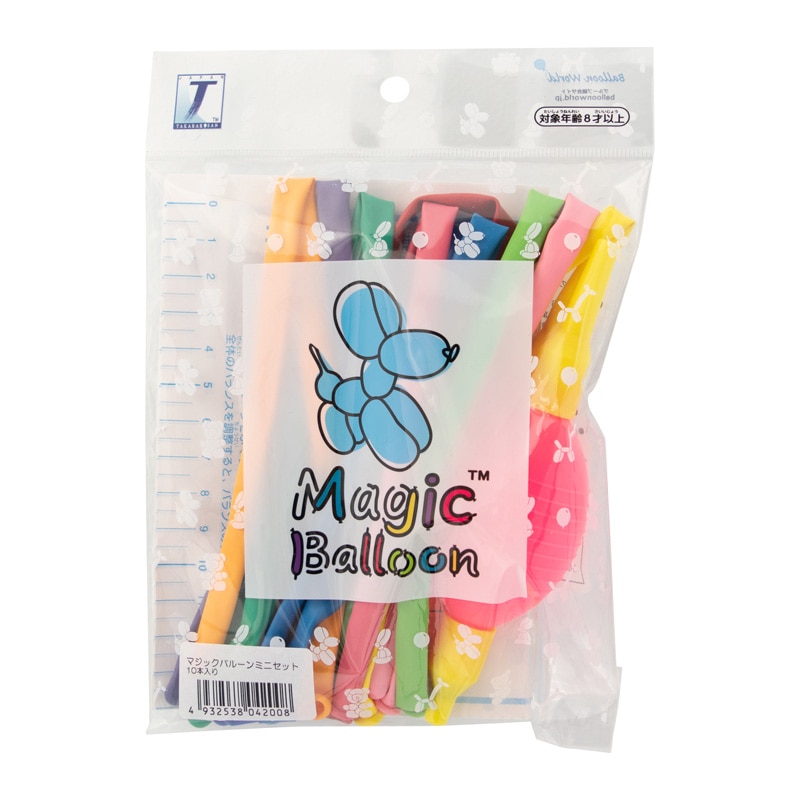 TakaraTec マジックバルーン ミニセット 10本入 0703020019 1袋（ご注文単位1袋）【直送品】