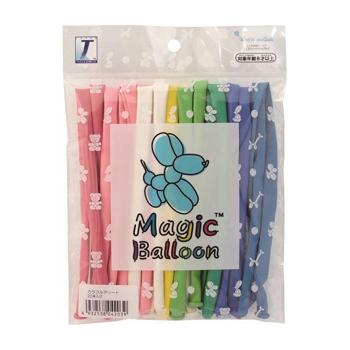 TakaraTec マジックバルーン ミニパック カラフルアソート 20本入 0703020111 1袋（ご注文単位1袋）【直送品】