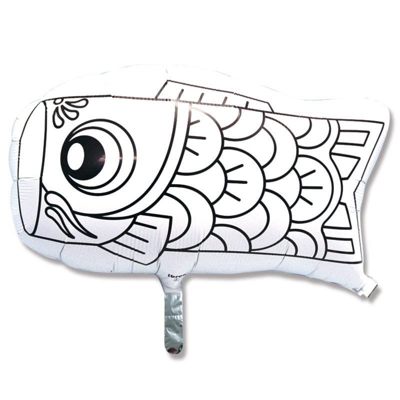 TakaraTec アイブレックスバルーン こいのぼりぬりえ パッケージ入り 0201339001 1個(ご注文単位5個)【直送品】