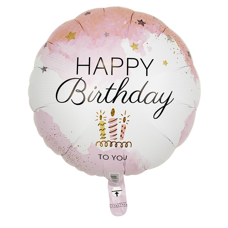 TakaraTec アイブレックスバルーン バースデー ピンク パッケージ入り 0201513117 1個(ご注文単位5個)【直送品】