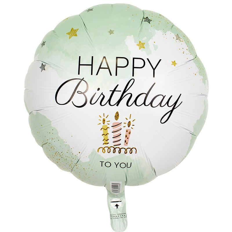 TakaraTec アイブレックスバルーン バースデー ターコイズ パッケージ入り 0201513118 1個(ご注文単位5個)【直送品】