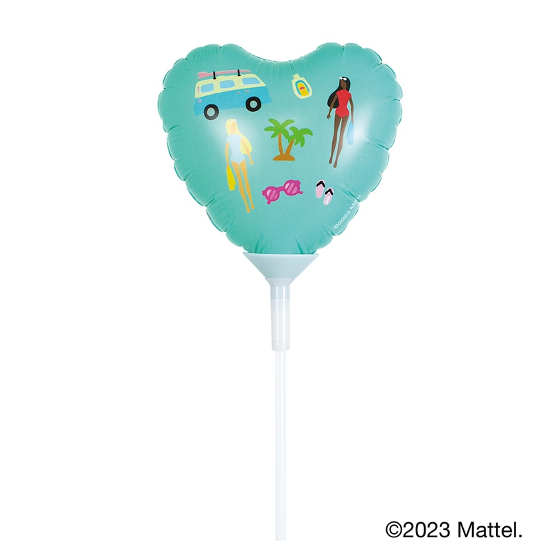 TakaraTec スティックバルーン BARBIE カジュアルグリーン 0701014002 1本(ご注文単位10本)【直送品】