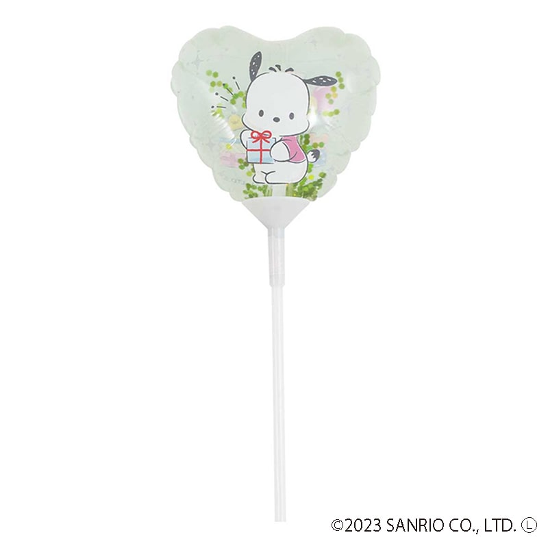 TakaraTec サンリオキャラクターズ スティックバルーン ポチャッコ 0701070003 1パック(ご注文単位1パック)【直送品】