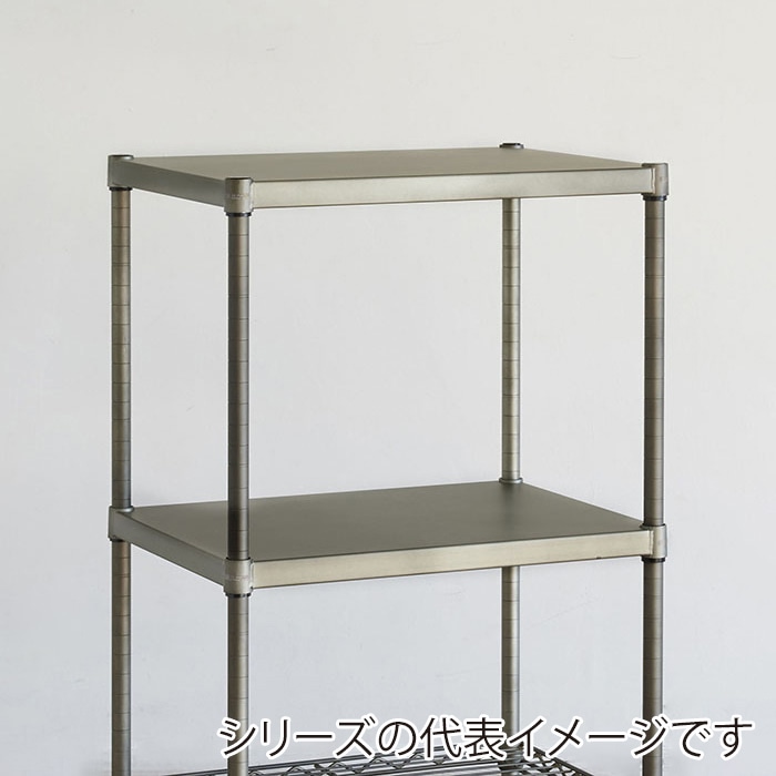 エレクター シェルフパーツ ベーシック ソリッドシェルフ ヴィンテージエディション W1200×D450mm シルバー 1枚(ご注文単位1枚)【直送品】