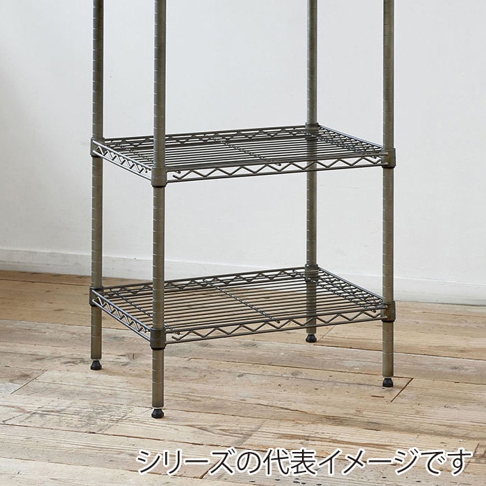 エレクター シェルフパーツ ベーシック ワイヤーシェルフ ヴィンテージエディション W900×D450mm シルバー 1枚(ご注文単位1枚)【直送品】