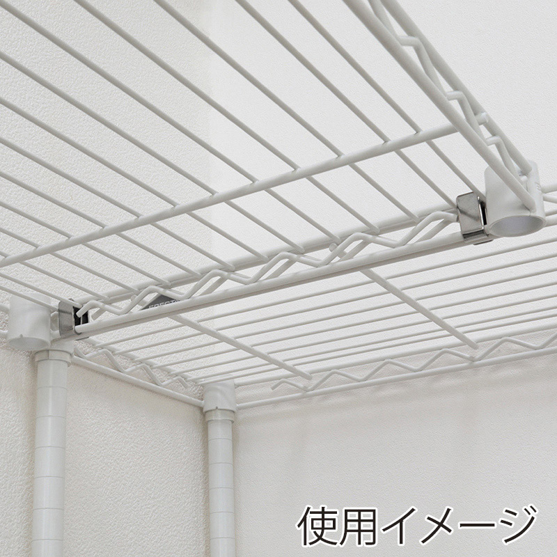 エレクター シェルフパーツ　アドオンシェルフコネクター ベーシック　2個入  1セット（ご注文単位1セット）【直送品】