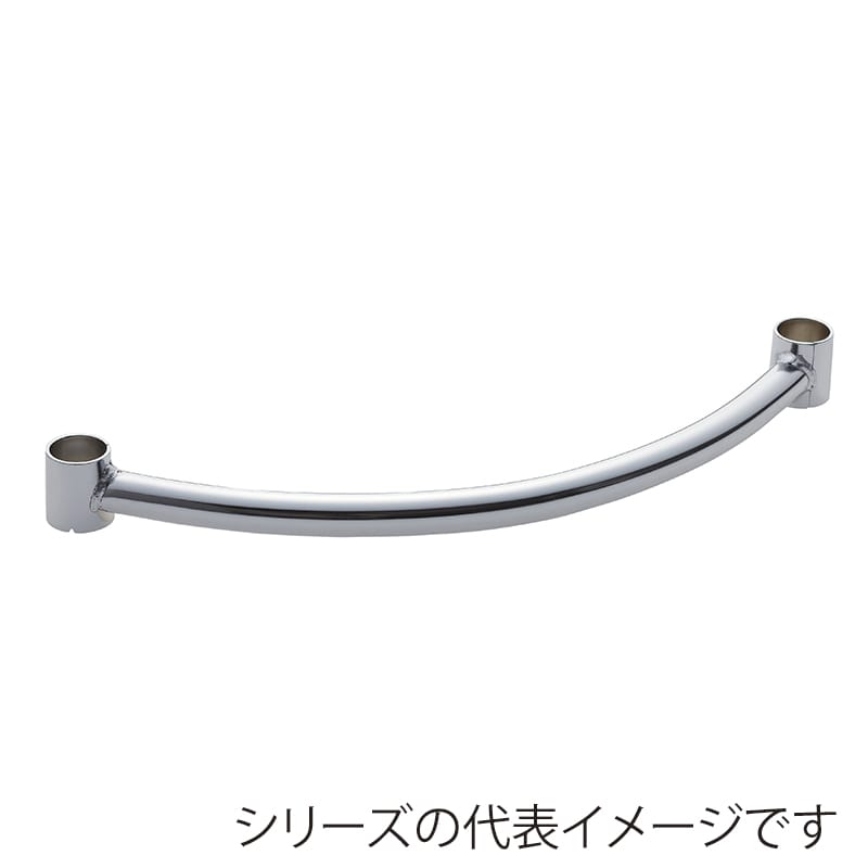 エレクター シェルフパーツ　ベーシック　サイドハンドル 350mm用　クローム  1本（ご注文単位1本）【直送品】