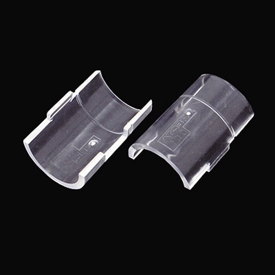 エレクター シェルフパーツ　ベーシック　テーパードスリーブ カラーポール用　クリア  1セット（ご注文単位1セット）【直送品】