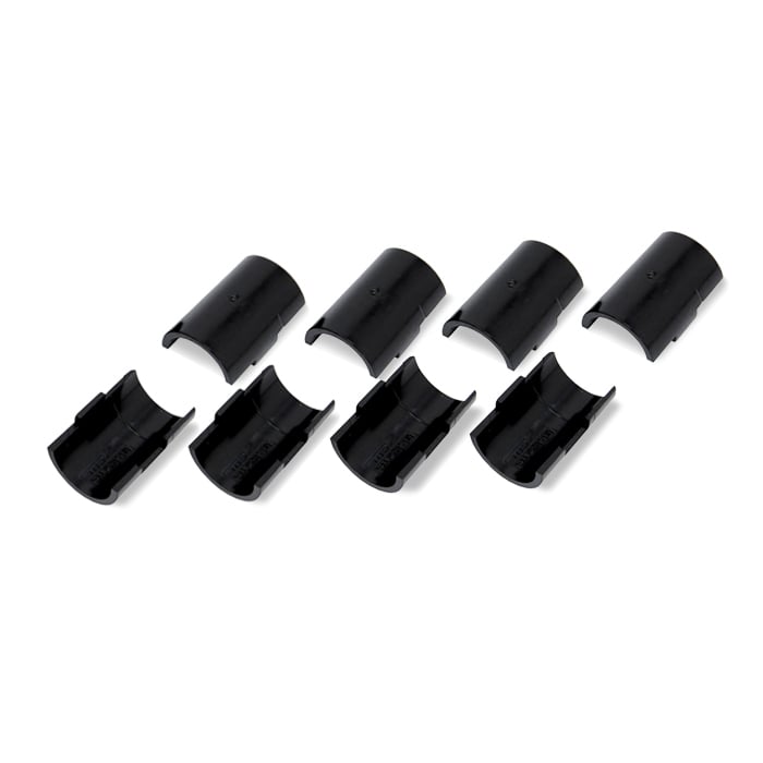 エレクター シェルフパーツ ベーシック テーパードスリーブ カラーポール用 ブラック 1セット(ご注文単位1セット)【直送品】