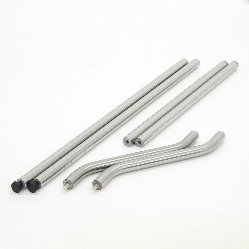 エレクター シェルフパーツ　ベーシック　ベンドポール 1900mm　ステンレス　2本入  1組（ご注文単位1組）【直送品】