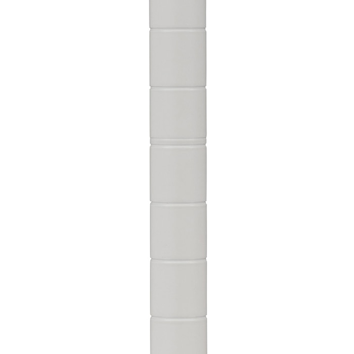 エレクター シェルフパーツ ベーシック ポール 650mm ホワイト 2本入 1組(ご注文単位1組)【直送品】