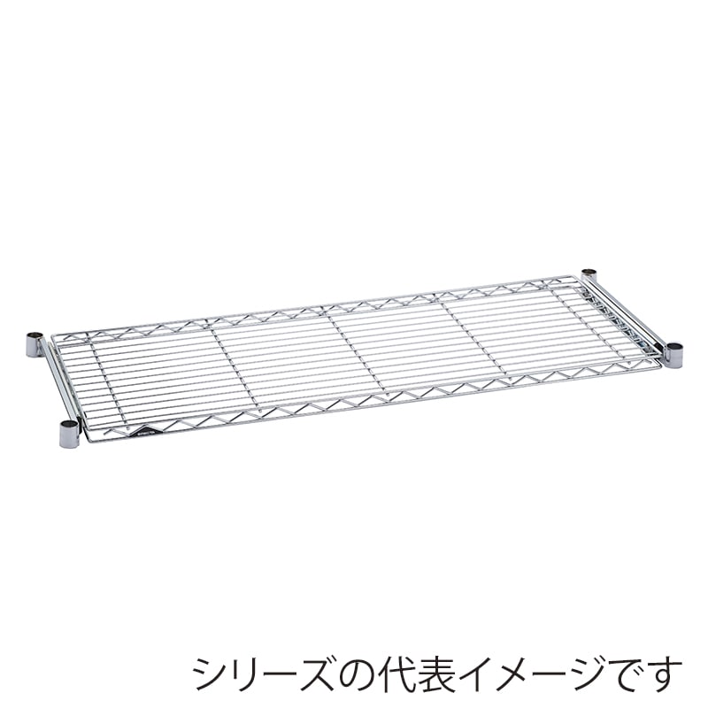 エレクター シェルフパーツ ベーシック スライディングシェルフ W600×D450mm クローム 1枚(ご注文単位1枚)【直送品】