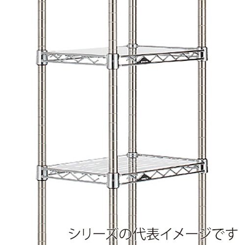エレクター シェルフパーツ ベーシック アクリル板 W600×D450mm用 クリア 1枚(ご注文単位1枚)【直送品】