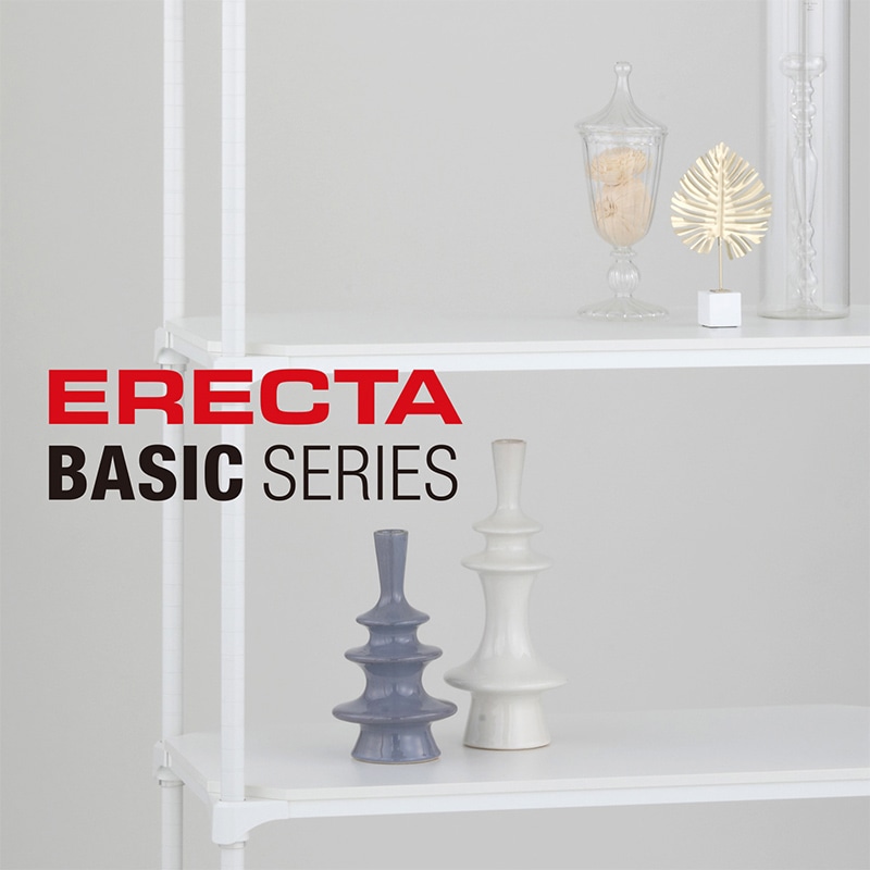 エレクター シェルフパーツ ベーシック ウッドシェルフ 棚用 W750×D450mm ホワイトウッド ホワイトフレーム 1枚(ご注文単位1枚)【直送品】