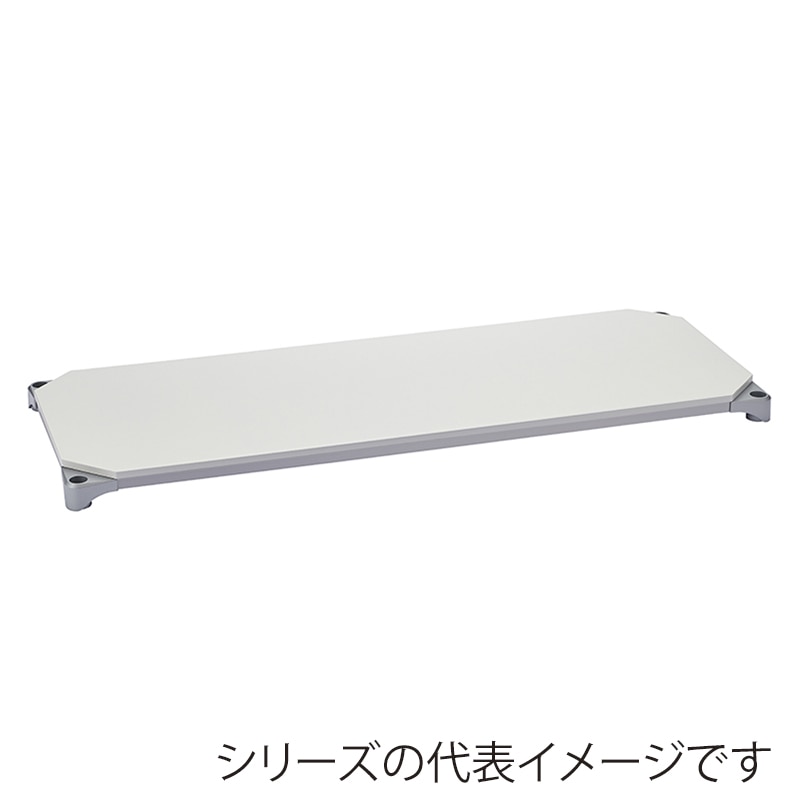 エレクター シェルフパーツ　ベーシック　ウッドシェルフ　棚用 W900×D600mm　ホワイトウッド シルバーフレーム 1枚（ご注文単位1枚）【直送品】