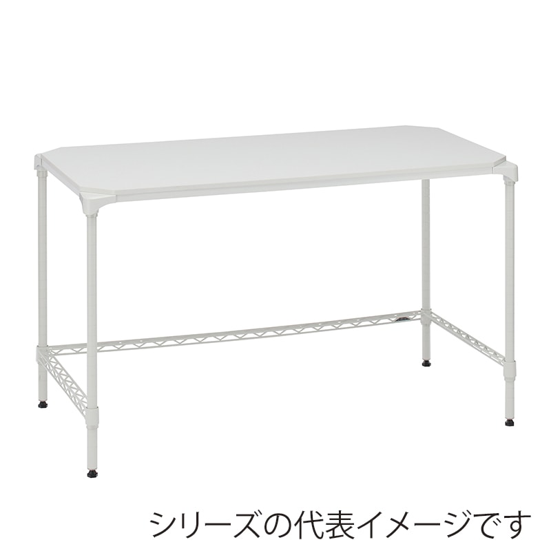 エレクター シェルフパーツ ベーシック ウッドシェルフ 天板用 W1200×D600mm ホワイトウッド ホワイトフレーム 1枚(ご注文単位1枚)【直送品】