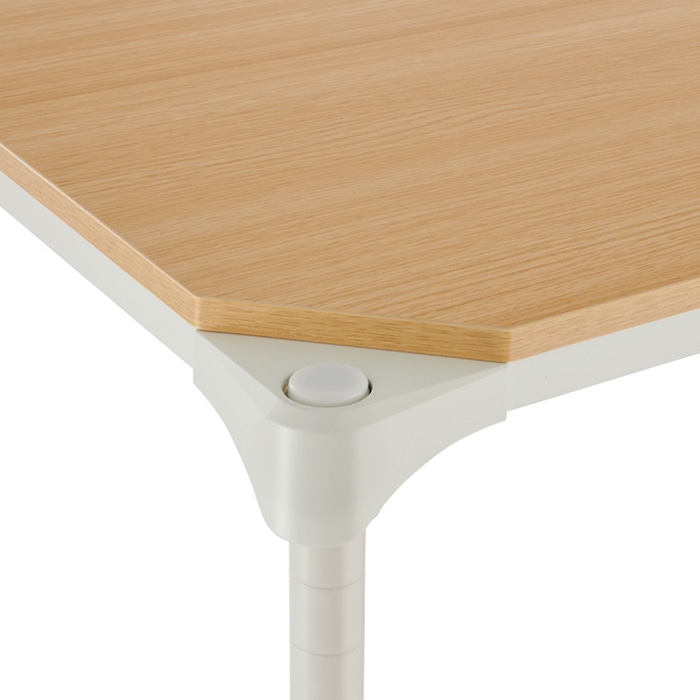 エレクター シェルフパーツ ベーシック ウッドシェルフ 棚用 W1200×D450mmナチュラルウッド ホワイトフレーム 1枚(ご注文単位1枚)【直送品】