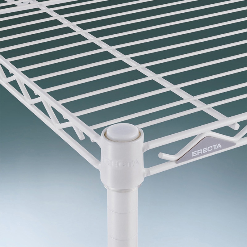 エレクター シェルフパーツ ベーシック ワイヤーシェルフ W1500×D600mm ホワイト 1枚(ご注文単位1枚)【直送品】