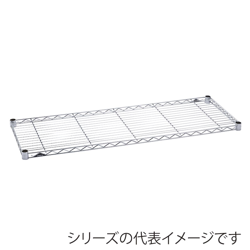 エレクター シェルフパーツ　ベーシック　ワイヤーシェルフ W750×D300mm　クローム  1枚（ご注文単位1枚）【直送品】