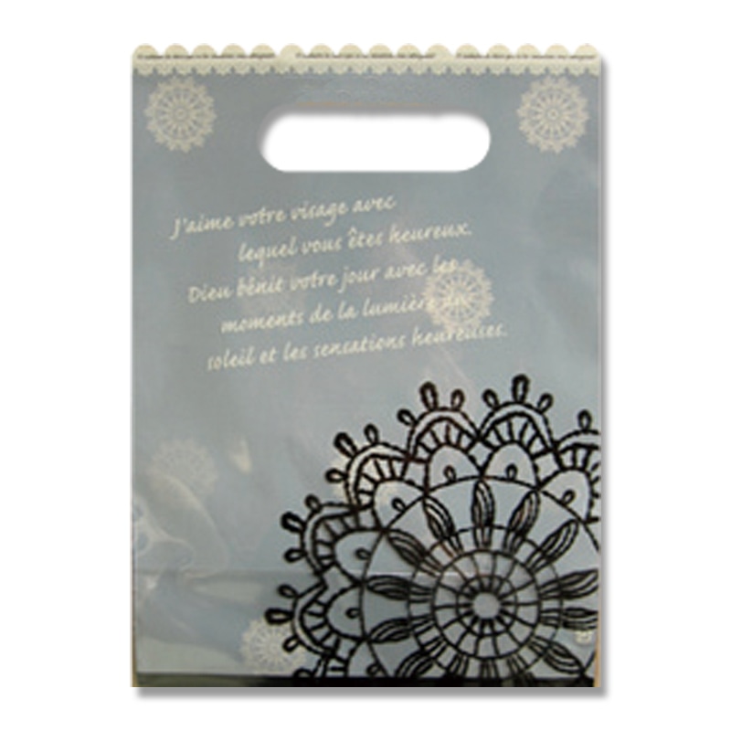 オーセロ ギフトバッグ OSAレースバック M チャコール 50枚/袋（ご注文単位1袋）【直送品】