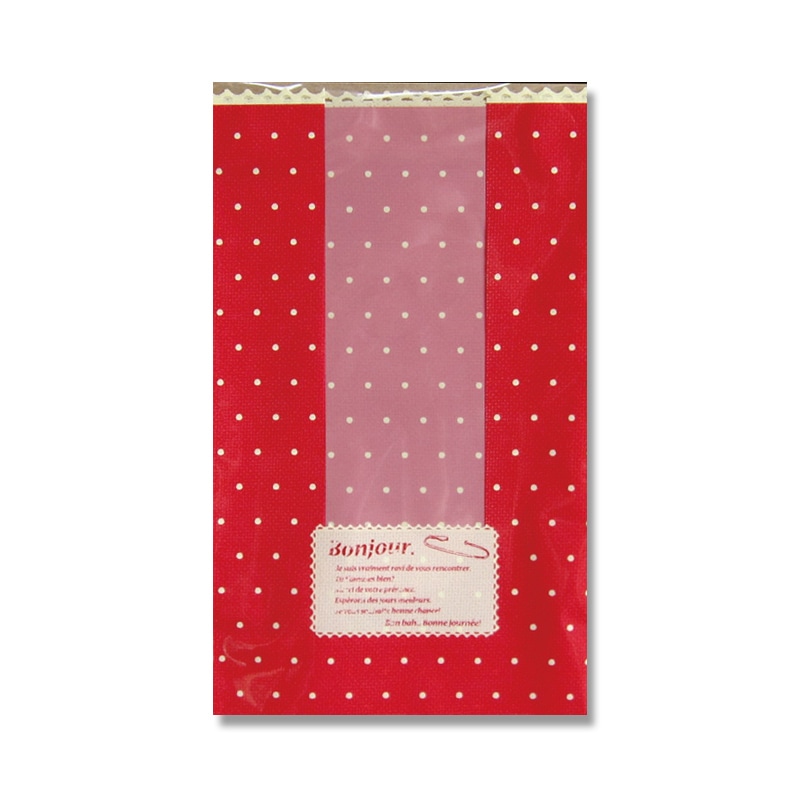 オーセロ OSピンドットバック SS レッド 1束（ご注文単位20束）【直送品】