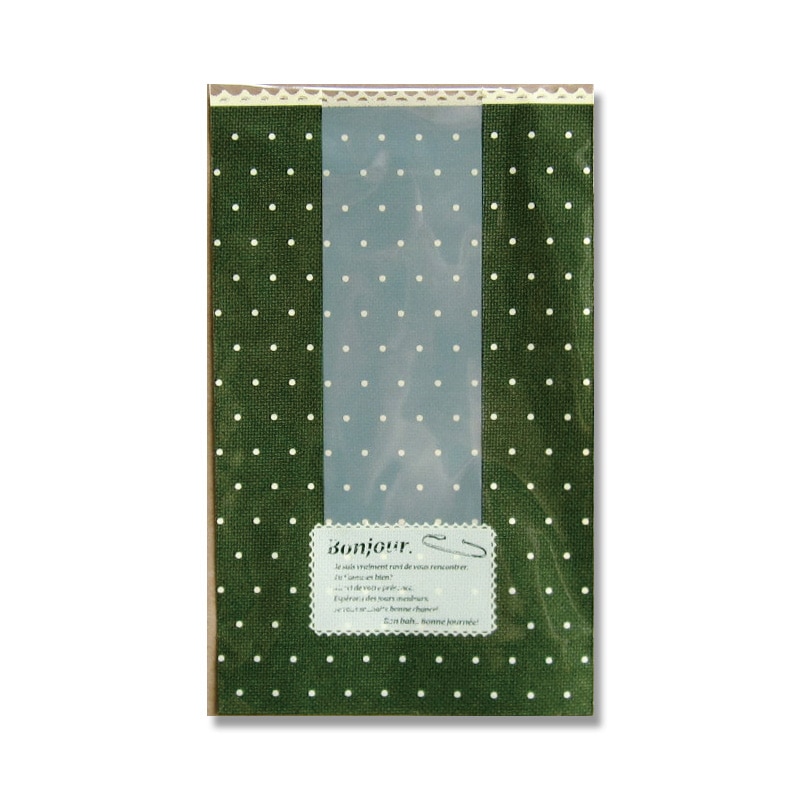 オーセロ OSピンドットバック SS オリーブ 1束（ご注文単位20束）【直送品】