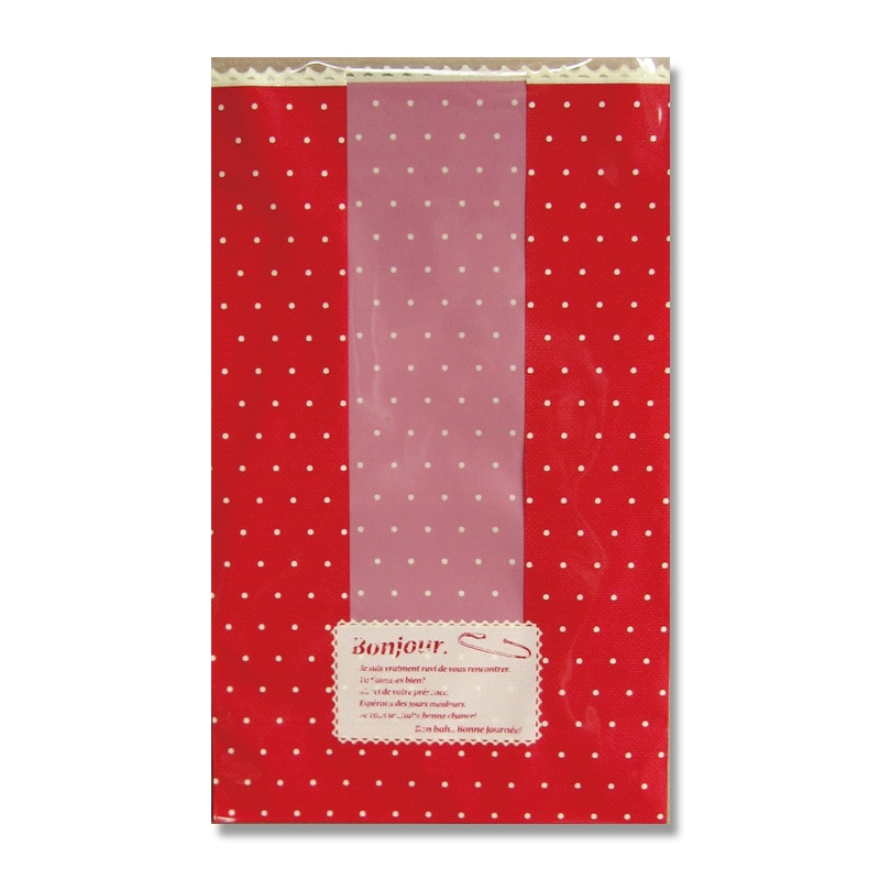 オーセロ OSピンドットバック S レッド 1束（ご注文単位20束）【直送品】