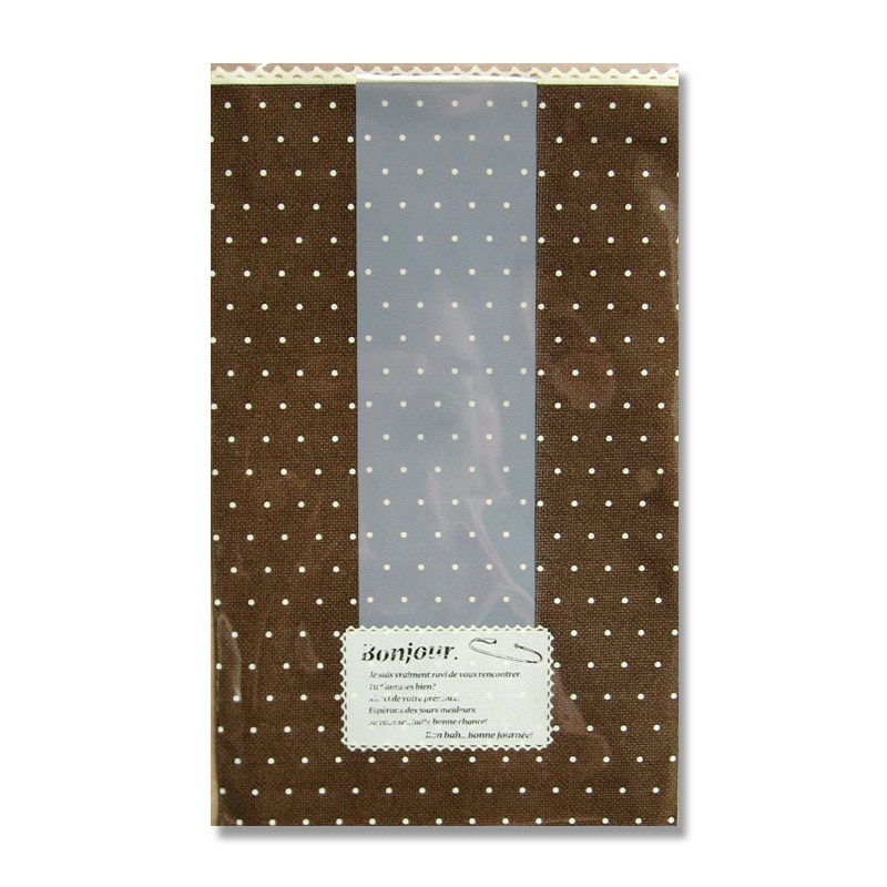 オーセロ OSピンドットバック S ブラウン 1束（ご注文単位20束）【直送品】