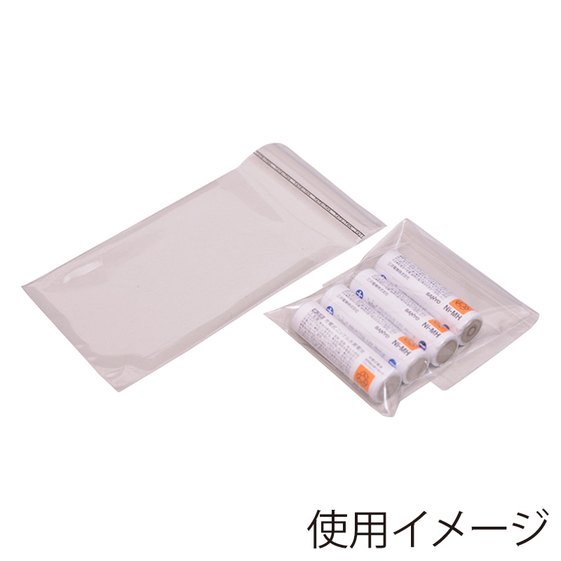 伊藤忠リーテイルリンク OPP袋 フタ付 小物 M 100枚入 OBT-12 1パック(ご注文単位300パック)【直送品】