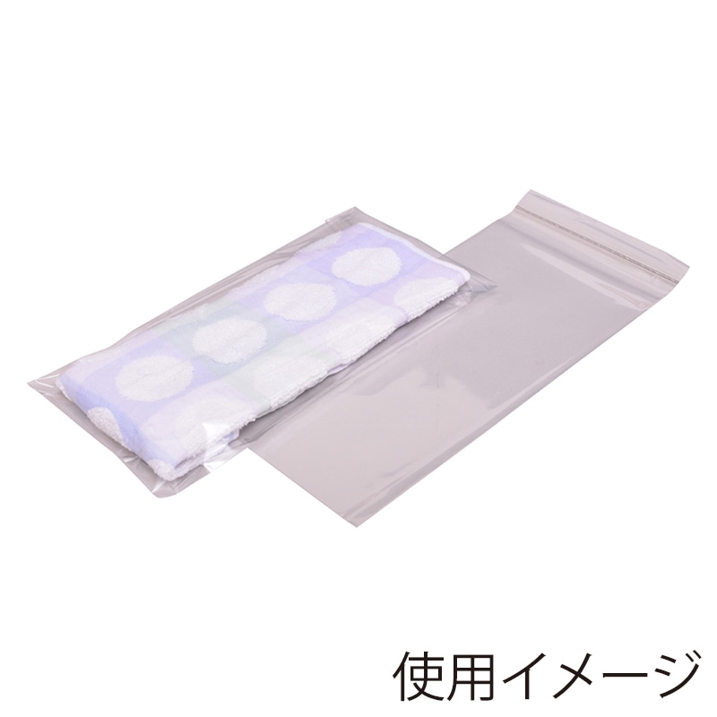 伊藤忠リーテイルリンク OPP袋 フタ付 タオル用 100枚入 OBT-14 1パック(ご注文単位50パック)【直送品】