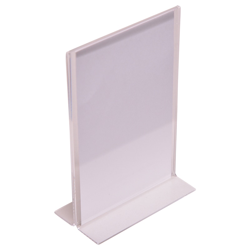 伊藤忠リーテイルリンク 掲示スタンド サインホルダー A6縦 両面用 SH-A6T-W 1個(ご注文単位50個)【直送品】