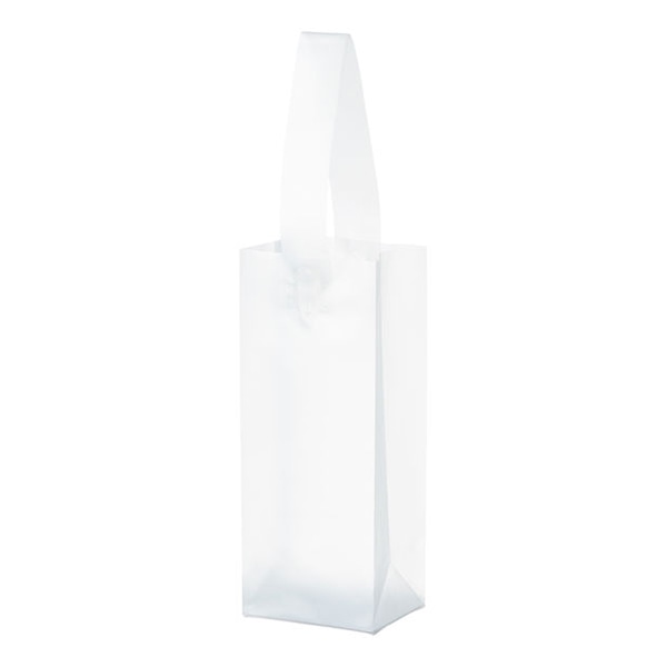 伊藤忠リーテイルリンク ポリ手提げ袋　フロストワインバッグ ミニ　50枚入 FWB-MIN　1パック（ご注文単位10パック）【直送品】