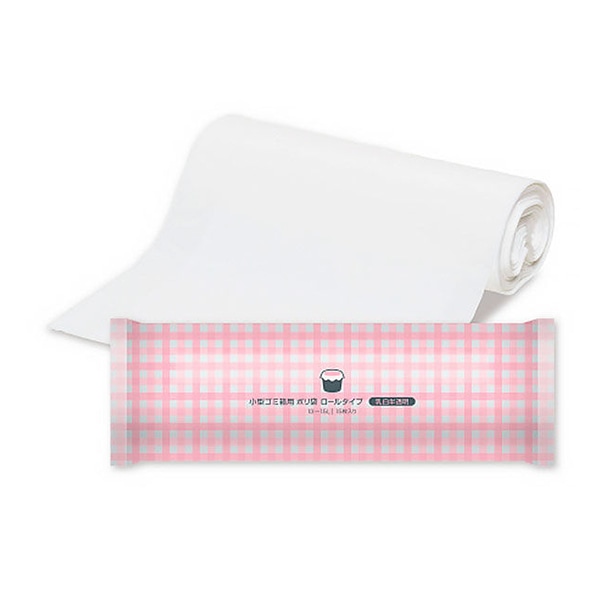 伊藤忠リーテイルリンク 小型ゴミ箱用ポリ袋　ロールタイプ 13L～15L　15枚入 KGR-13　1パック（ご注文単位50パック）【直送品】