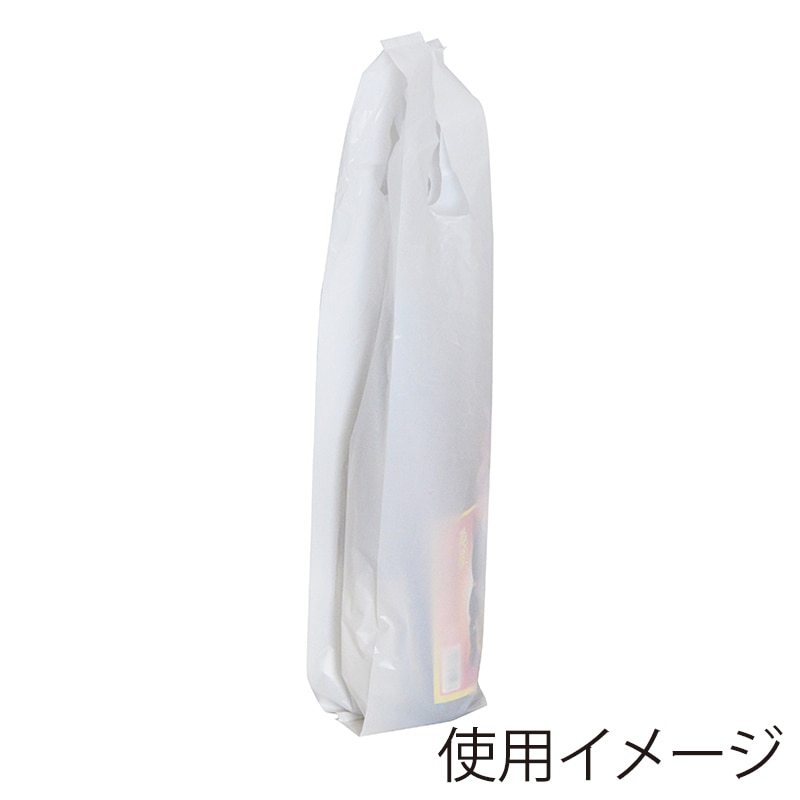 伊藤忠リーテイルリンク レジ袋 一升瓶用 乳白 100枚入 IRL-IBNH 1パック(ご注文単位10パック)【直送品】