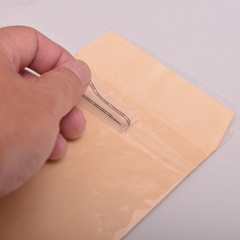 伊藤忠リーテイルリンク OPP袋 フタ付 本体側テープ付 長形3号用 100枚入 OBD-5N3 1パック(ご注文単位100パック)【直送品】