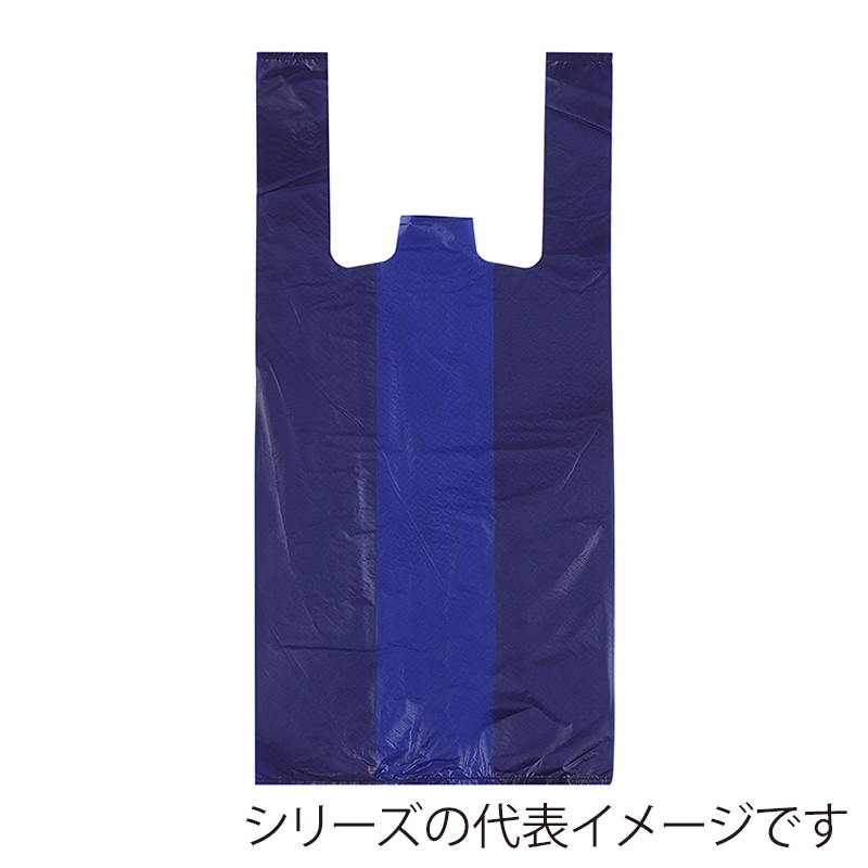 伊藤忠リーテイルリンク レジ袋　紺 M　100枚入 IRLM-NM　1パック（ご注文単位10パック）【直送品】