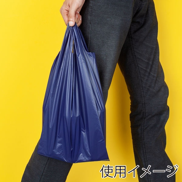 伊藤忠リーテイルリンク レジ袋 ネイビー 20号サイズ 100枚入 VCJ-20N 1パック(ご注文単位10パック)【直送品】