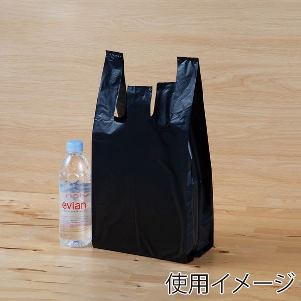 伊藤忠リーテイルリンク レジ袋 ブラック 20号サイズ 100枚入 VCJ-20B 1パック(ご注文単位10パック)【直送品】